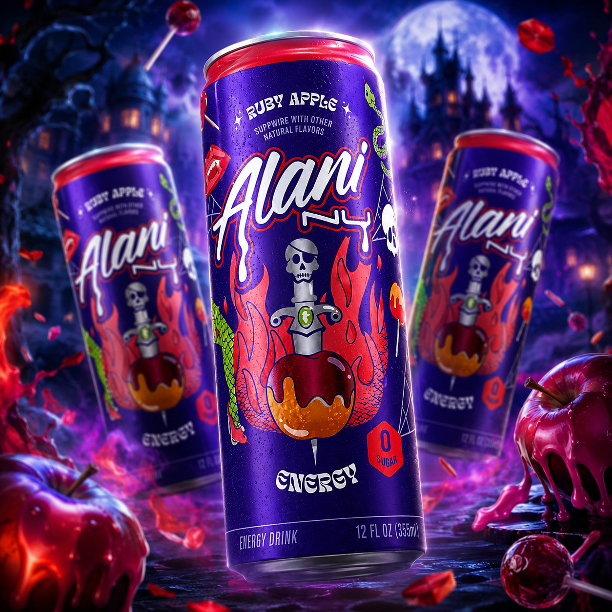 Alani Nu's New Ruby Apple Energy Drink Puts a Sweeter Twist on Witch's Brew