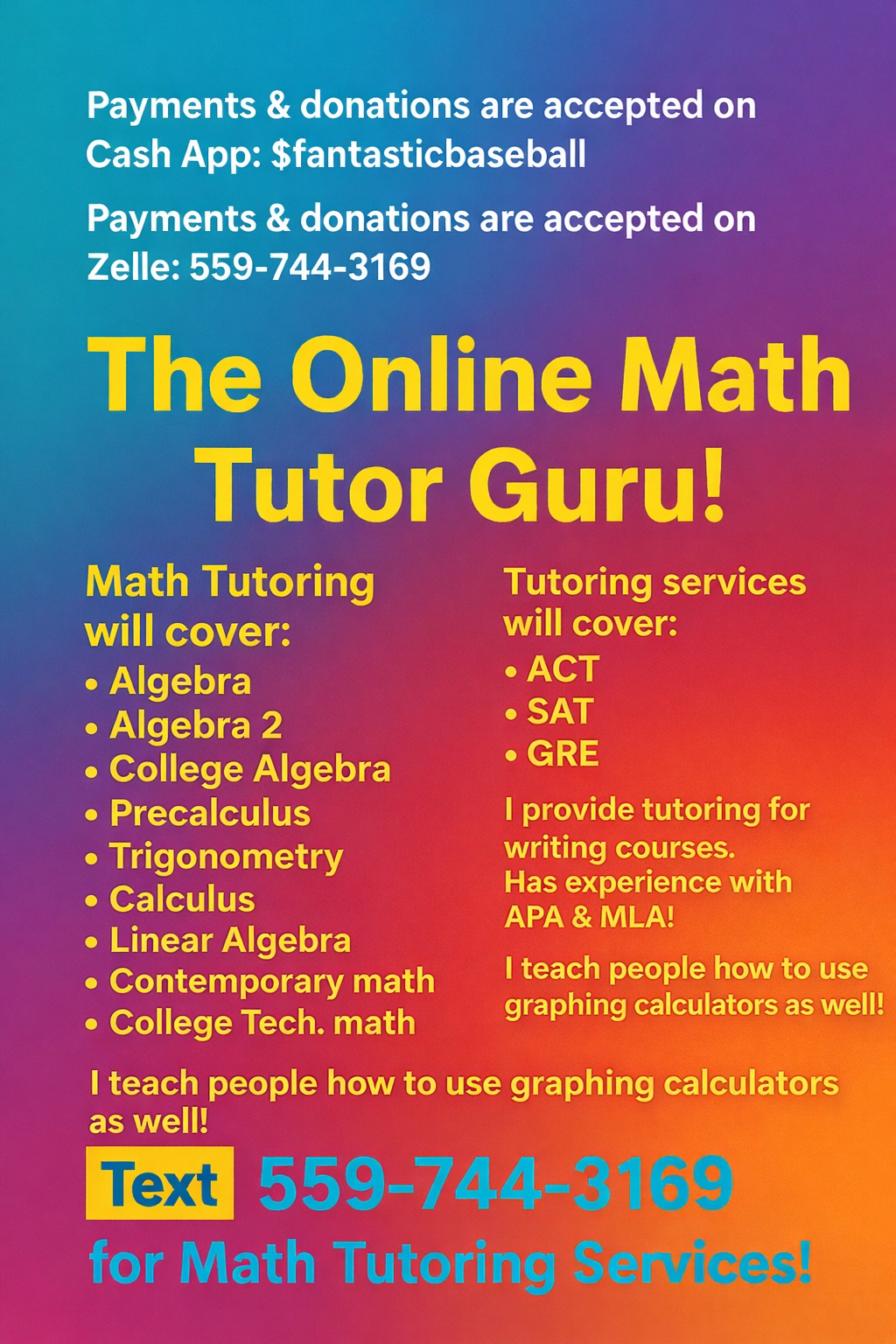 The Online Math Tutor Guru