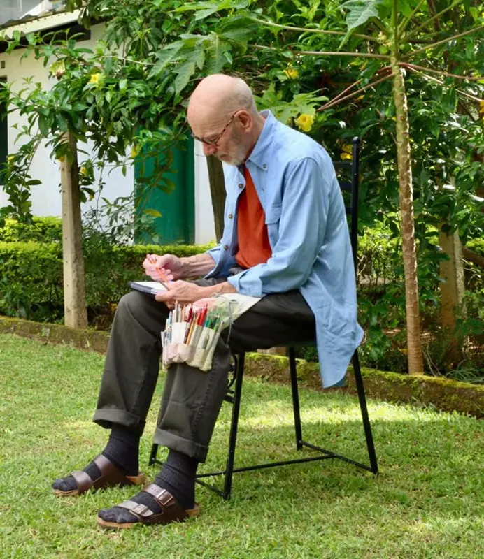 Jim Lammers sketching