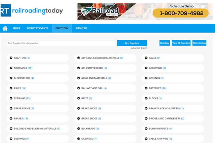 Railroading Today Directory
