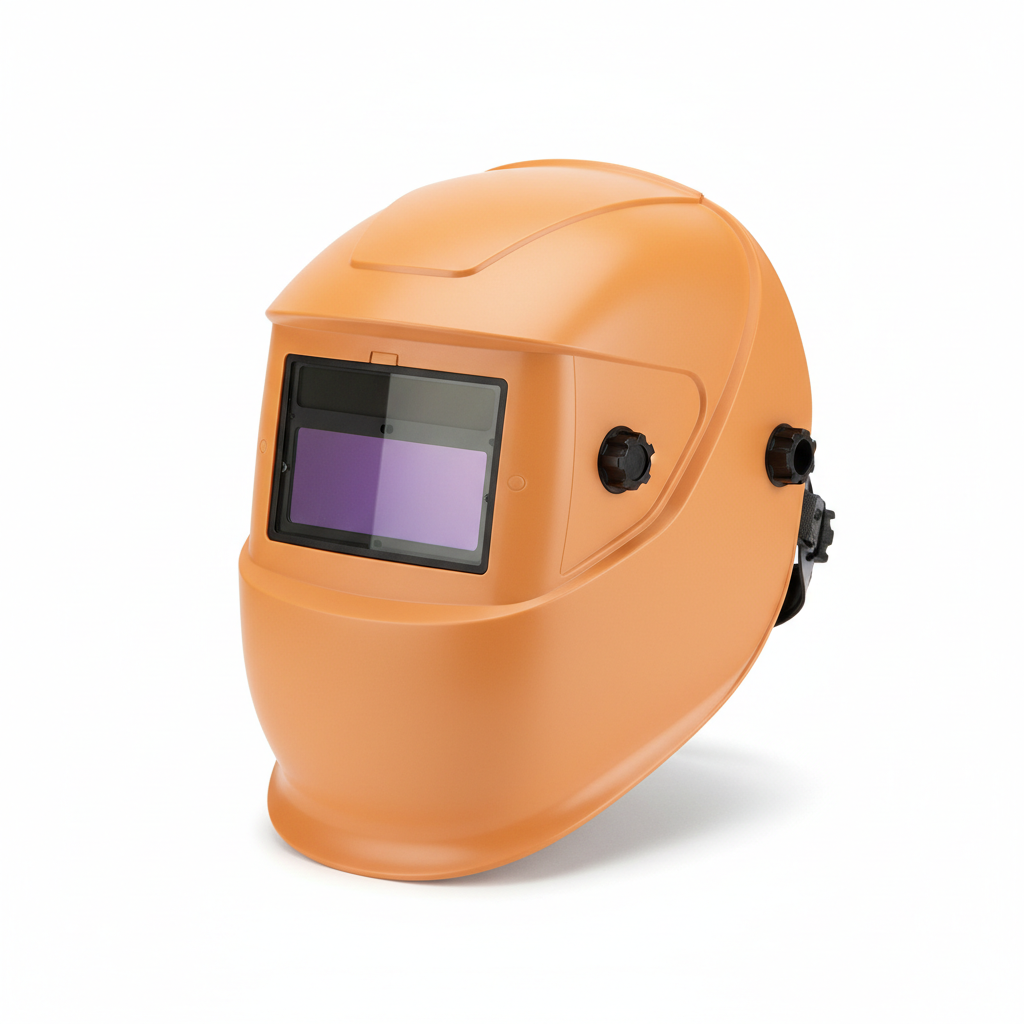 Auto Darkening Welding Helmet Light Orange