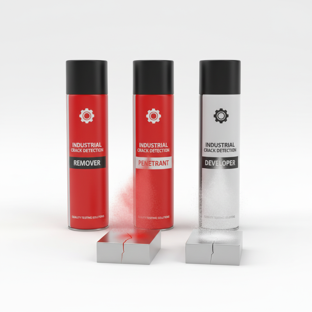 hydraBOND Red Penetrating Liquid NDT Crack1