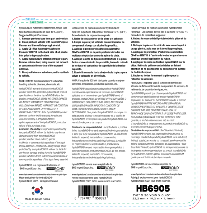 HB6905 back