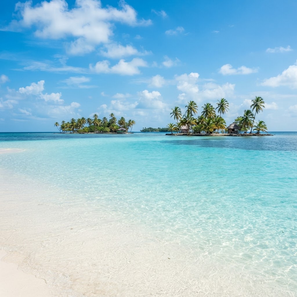 Natural swimming pool, crystal-clear waters