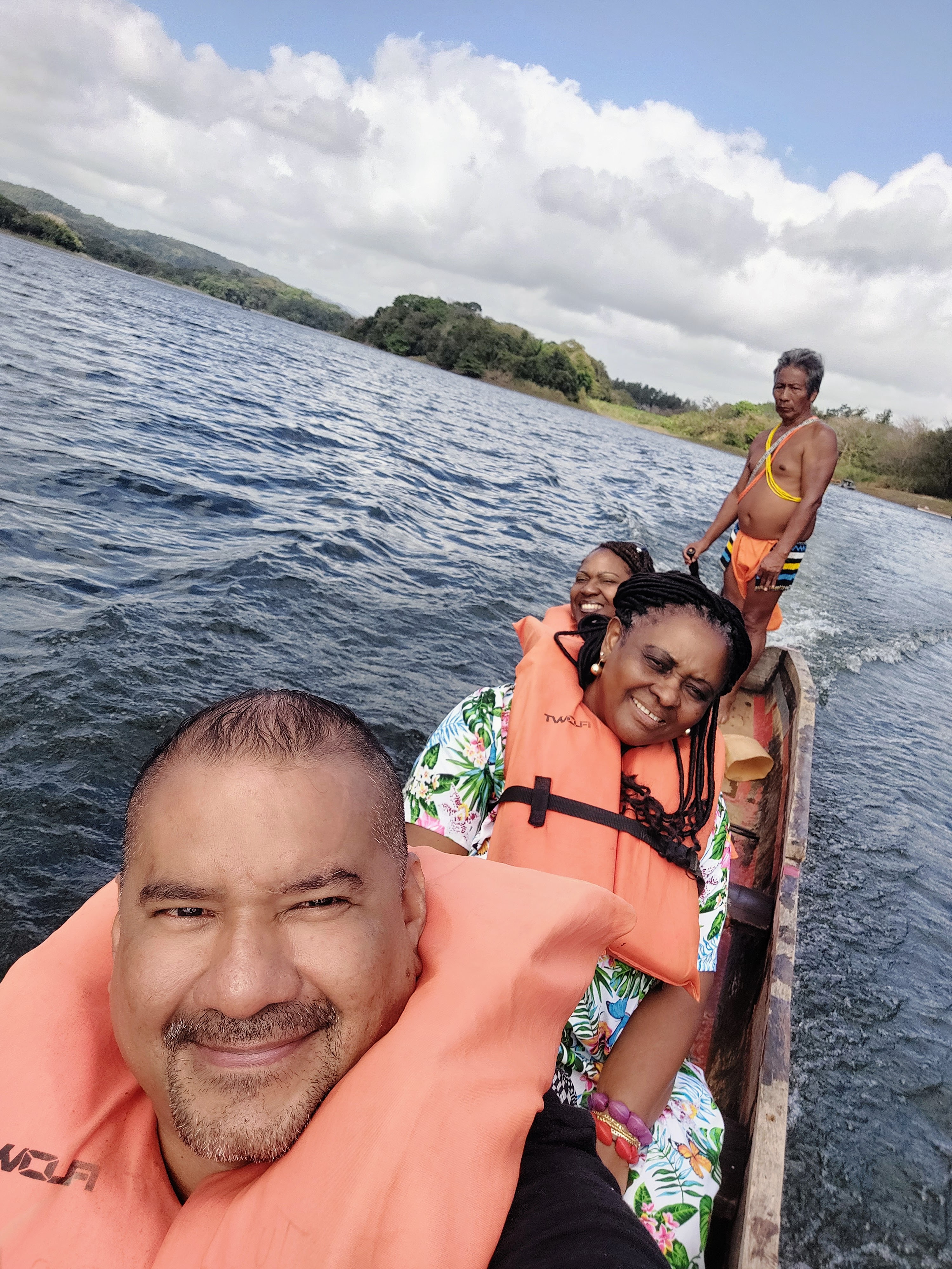 Dugout canoe ride up the Chagres River