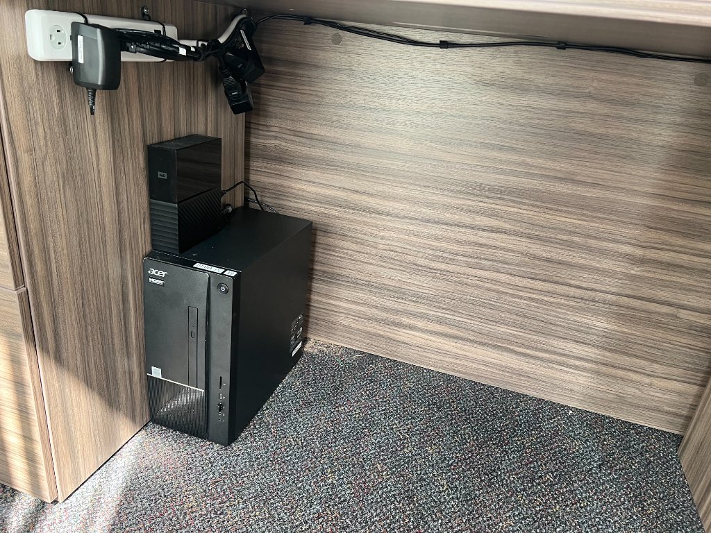 Under-Desk PC Routing