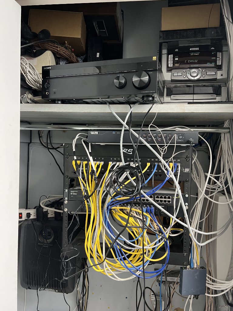 Network Closet - During