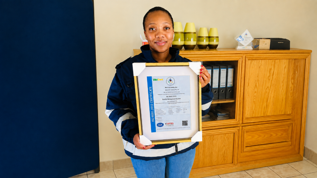 Mafenetha Trading ISO Certificates Handover