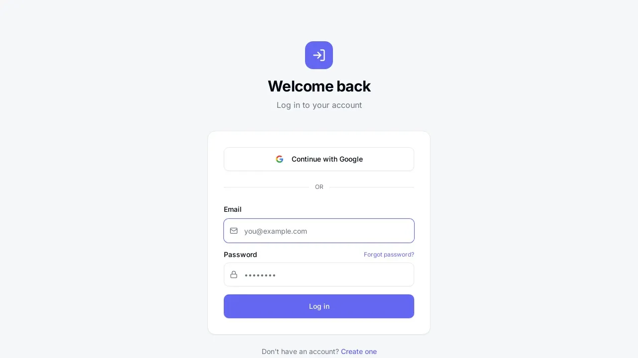 Reqlytic Mobile Capture template preview