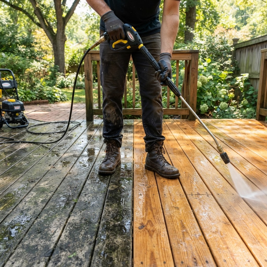 Deck Cleaning