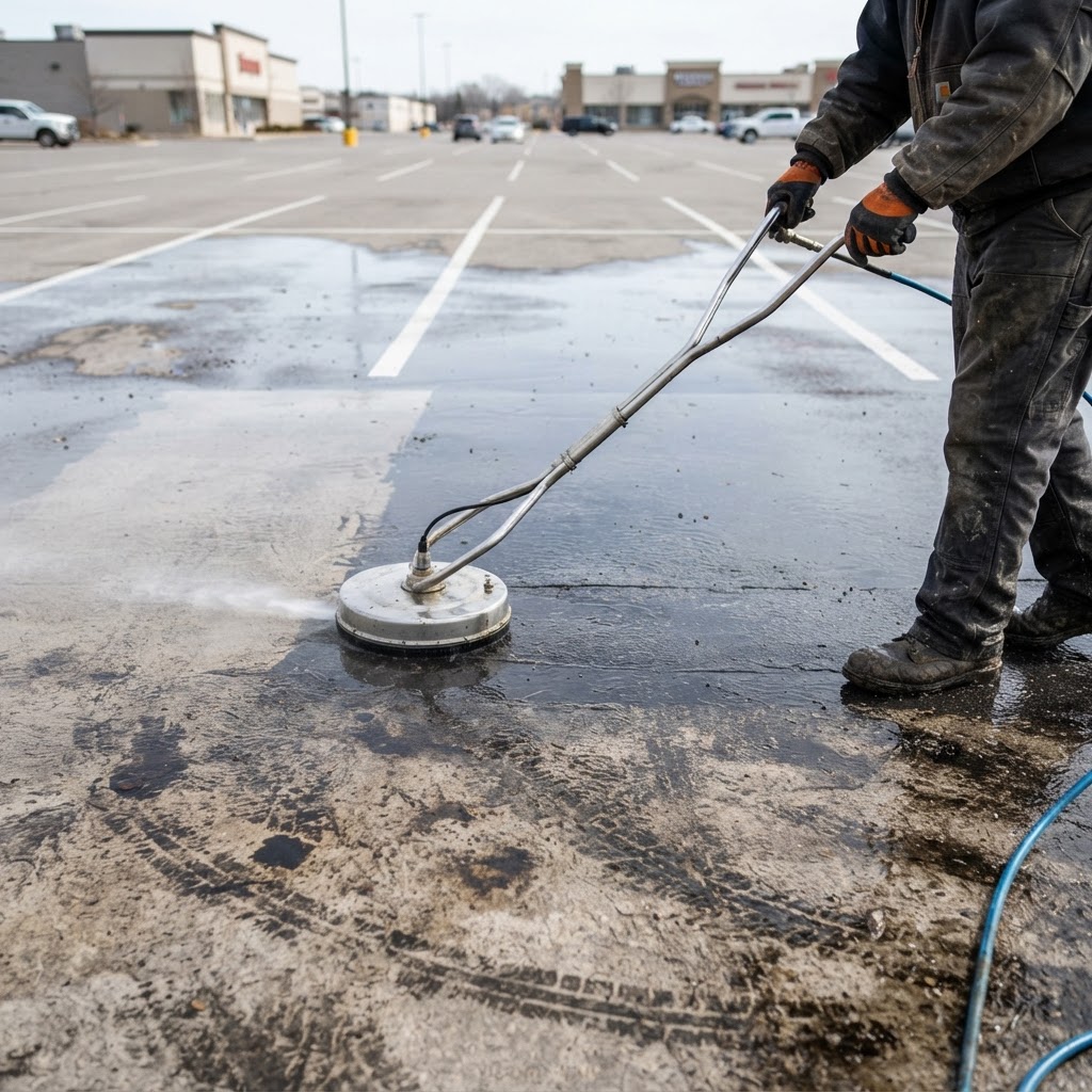 Parking Lot Cleaning