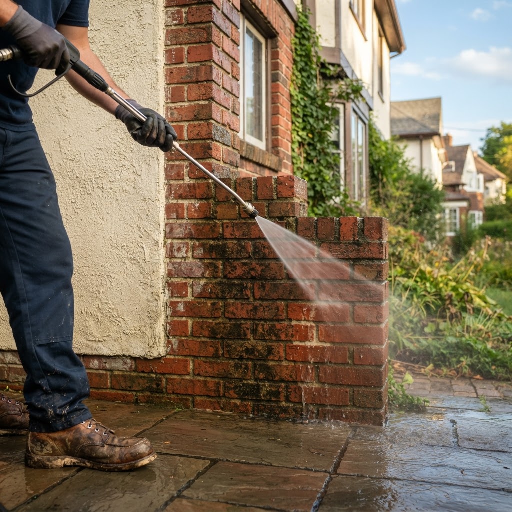 Brick & Stucco Cleaning
