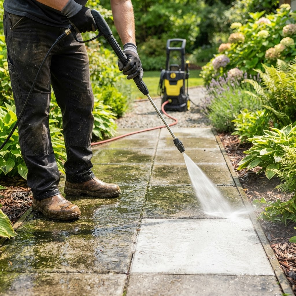 Sidewalk & Walkway Cleaning