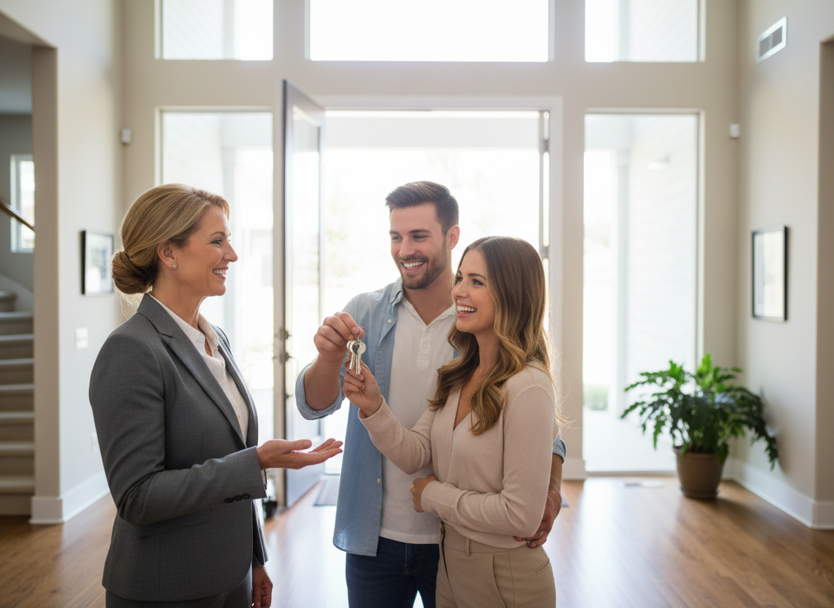 Happy homebuyers