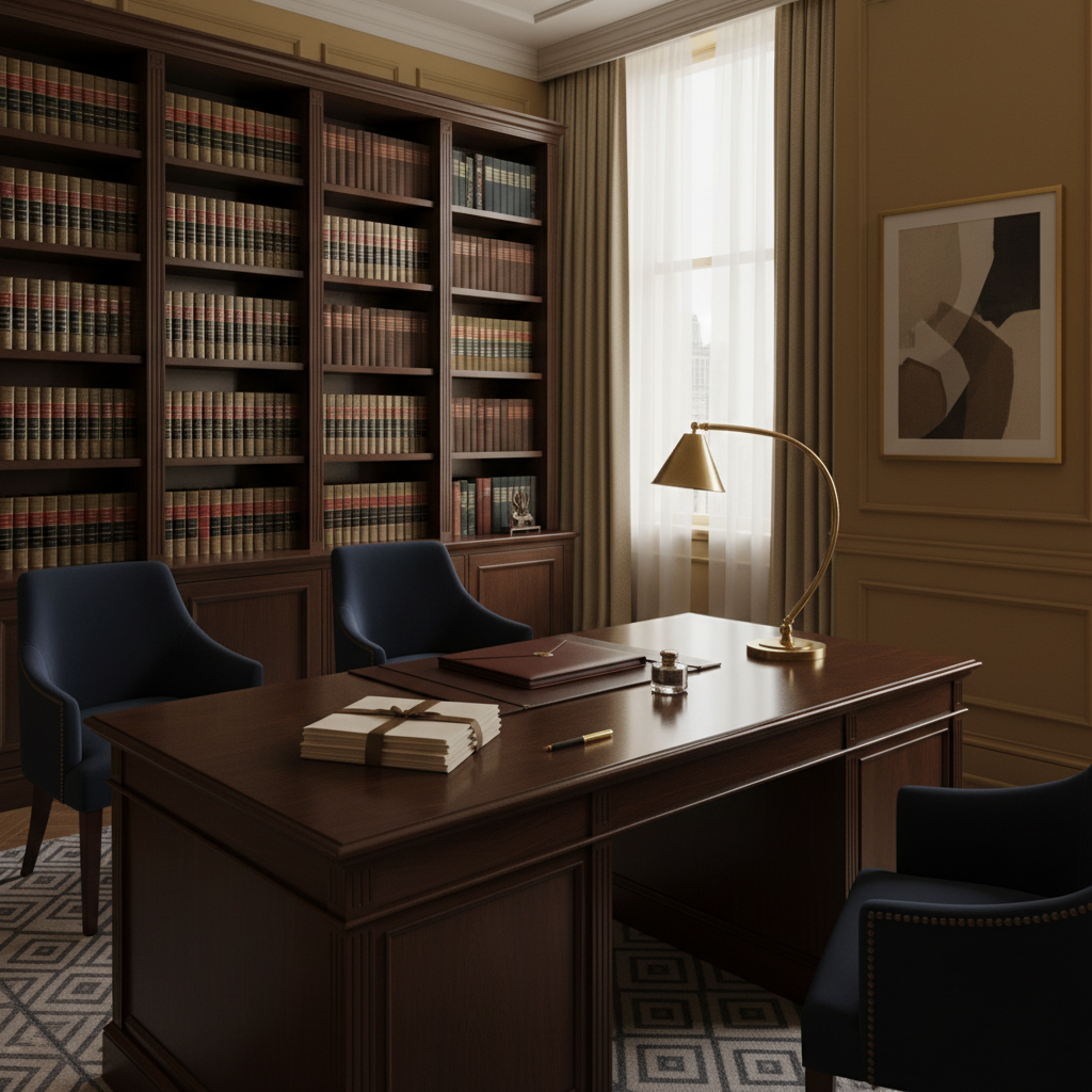 Empty estate planning office