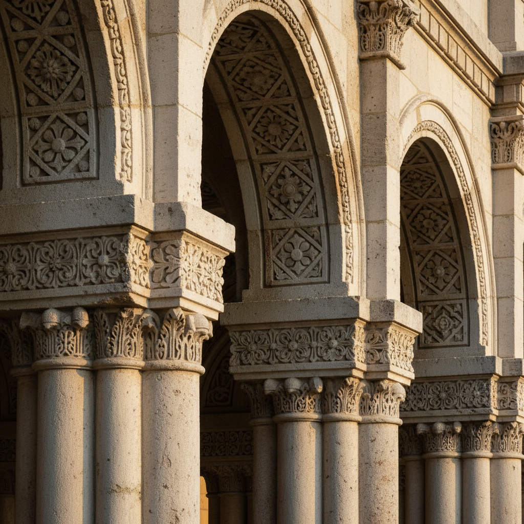 Architectural columns detail