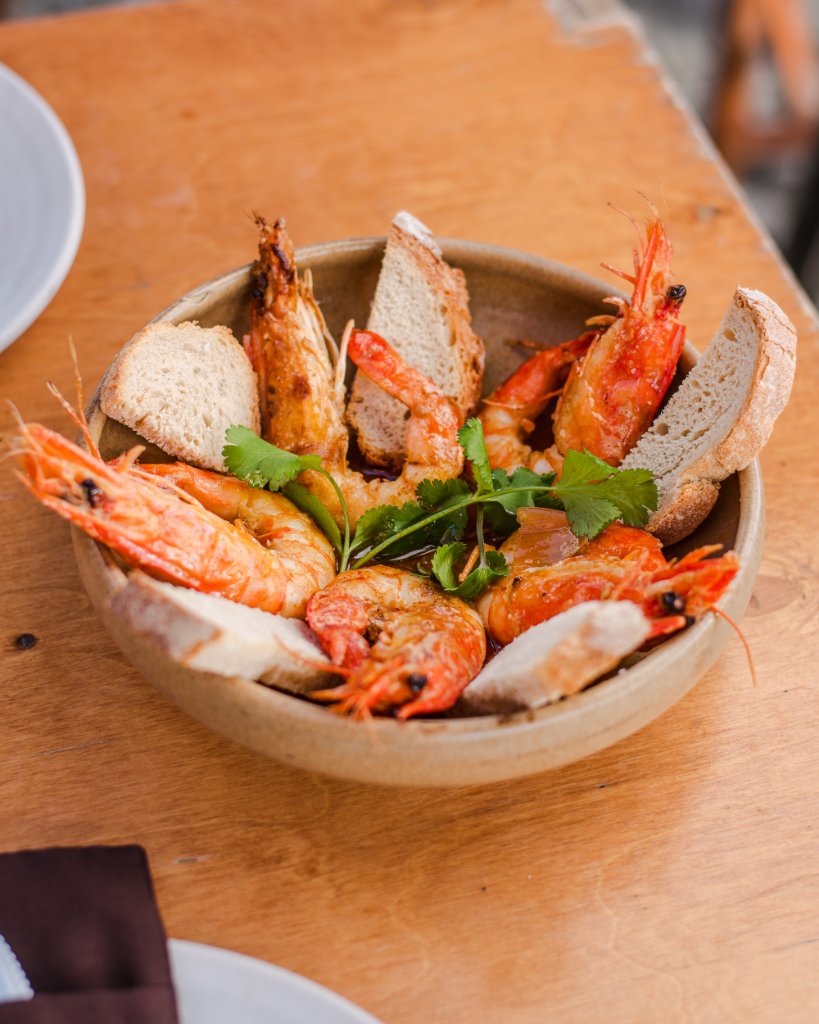 Gambas grelhadas