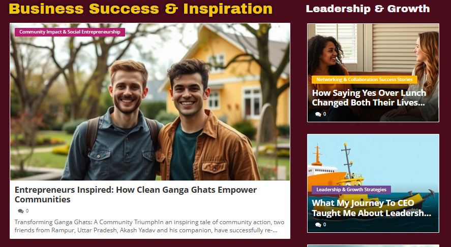 Inside Business Success — Positive Lifestyle, Entertainment & News Magazine