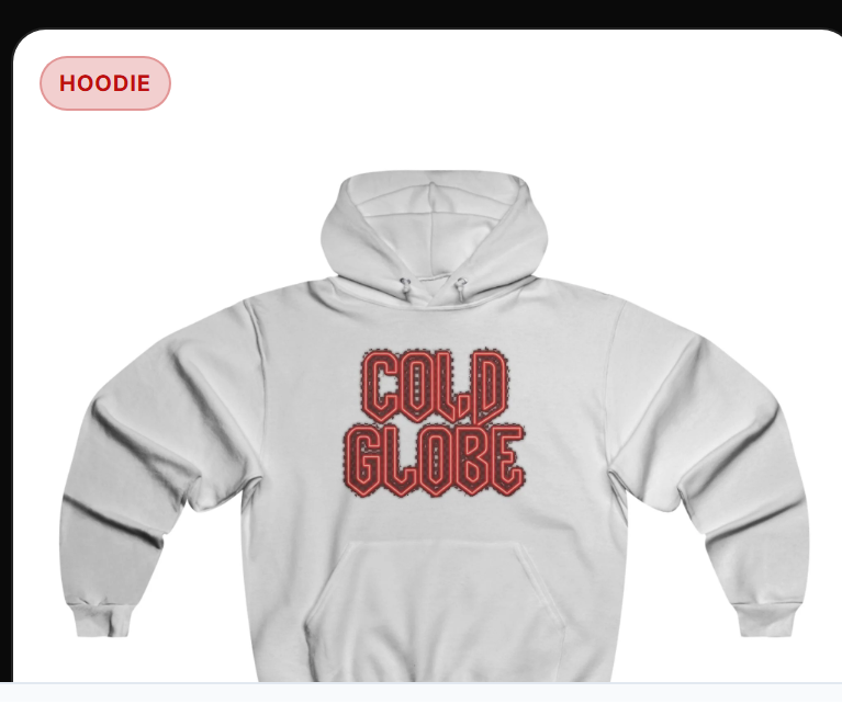 Cold Globe Graphic Hoodie