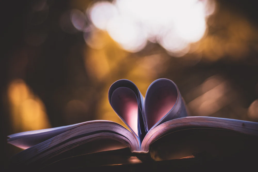 Book with heart