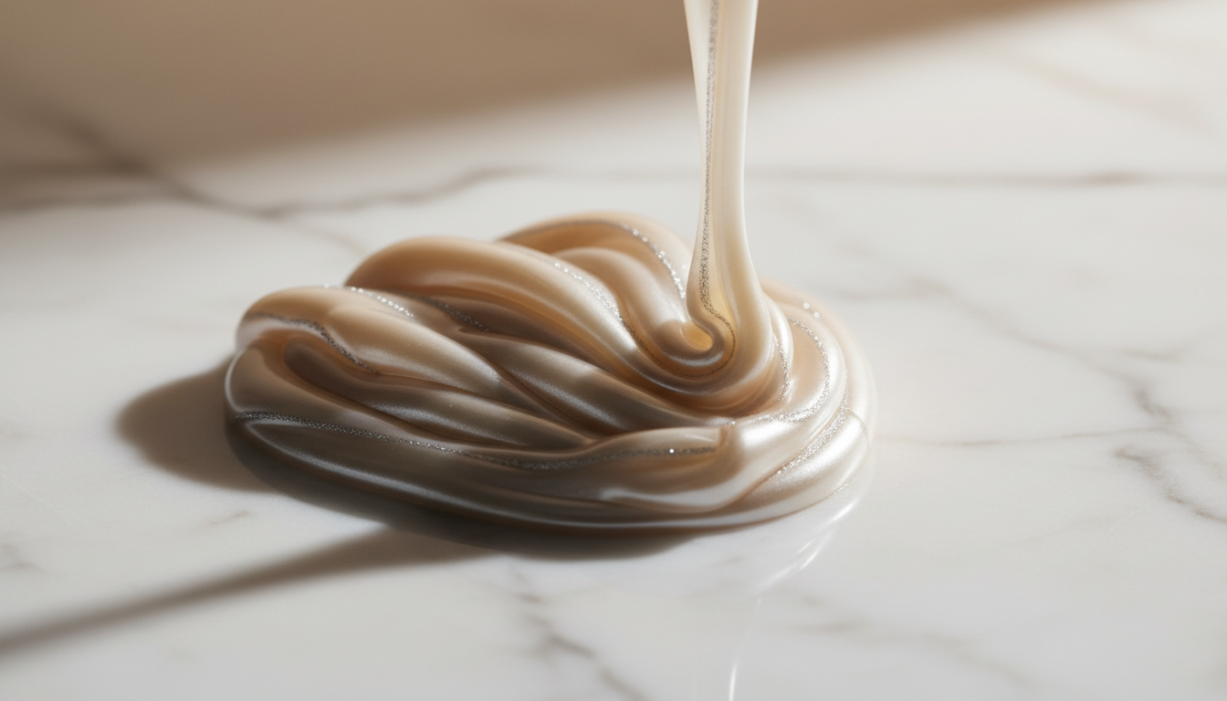 Luxury skincare texture