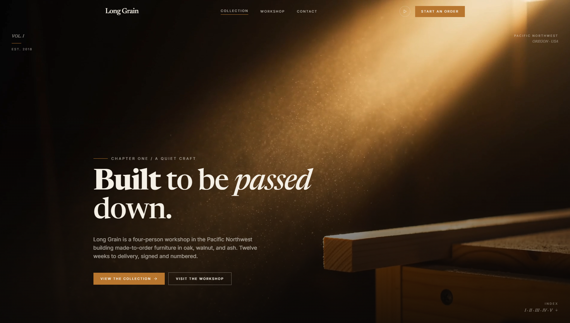 Long Grain template preview