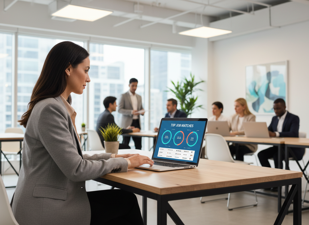 Job seeker using neuromatch platform