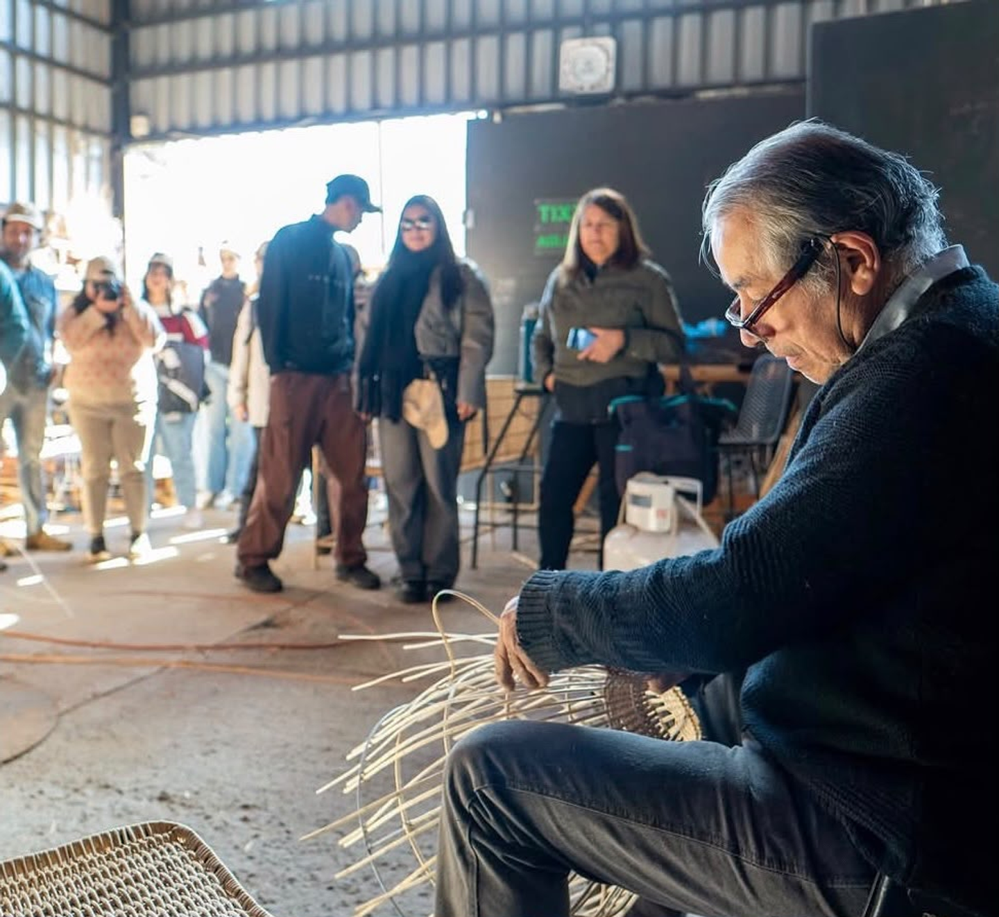 Hernán Carquín, maestro artesano de Mimbres de Chimbarongo