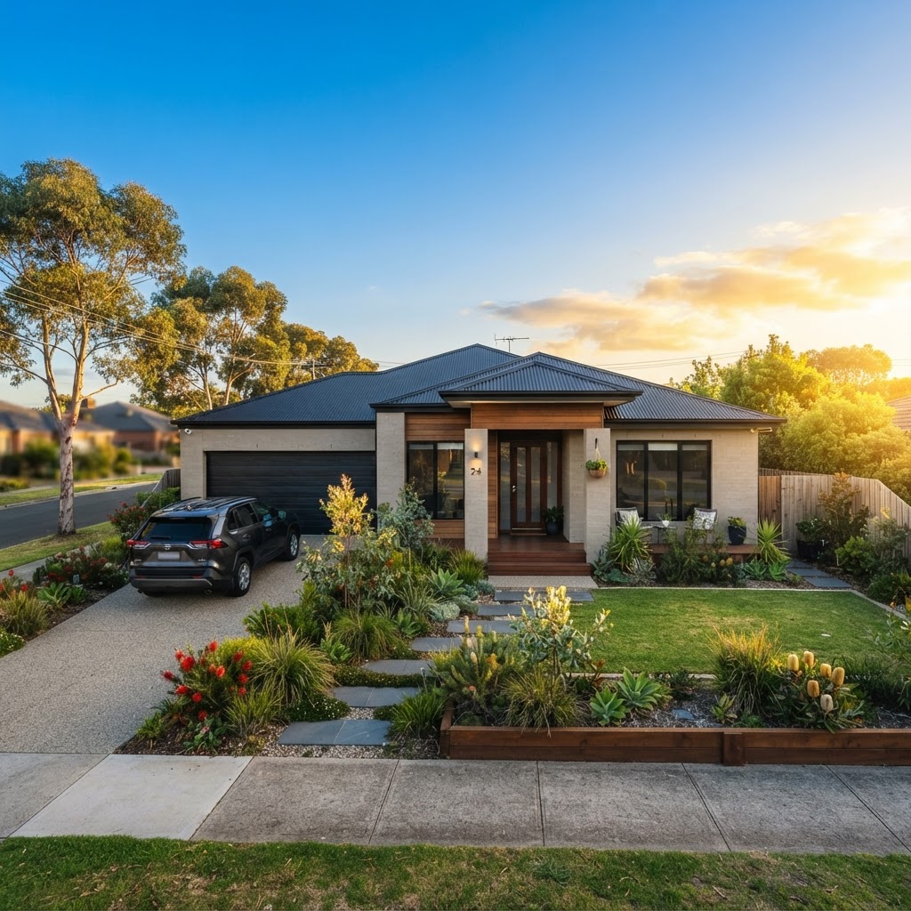 Modern Australian new home