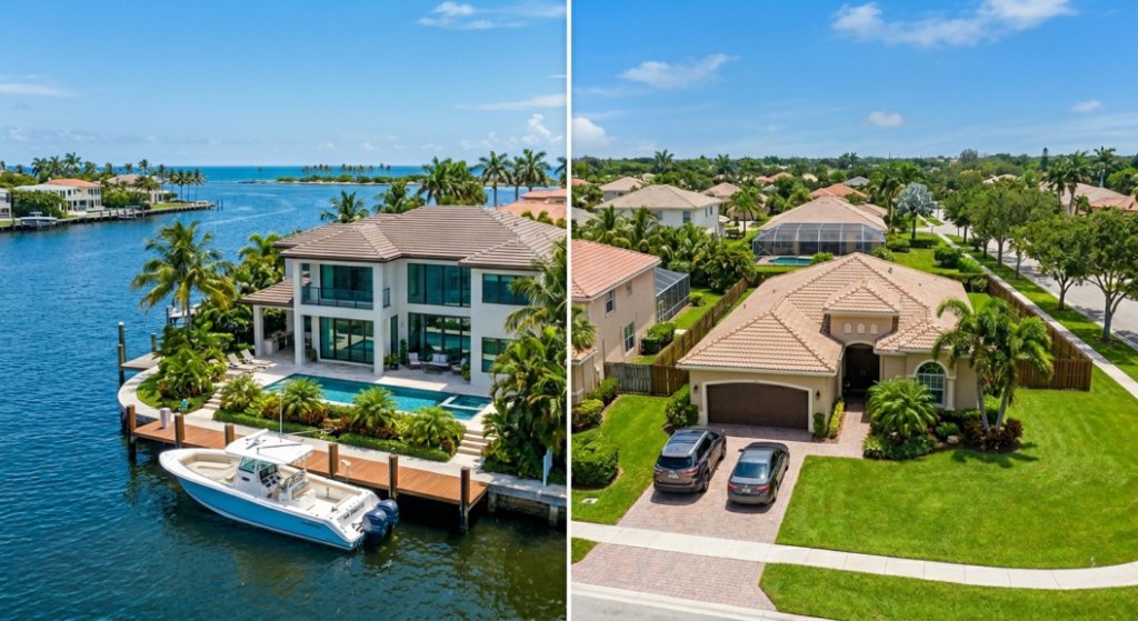 Waterfront vs. Inland Living