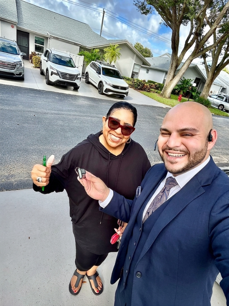 Jacob Edri with happy client 7