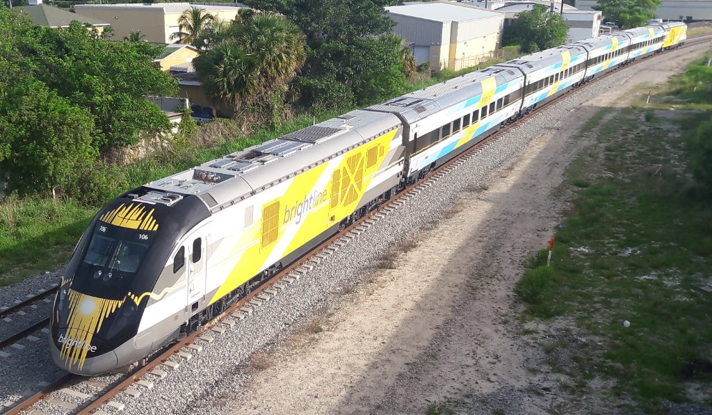 Brightline Train Test Run