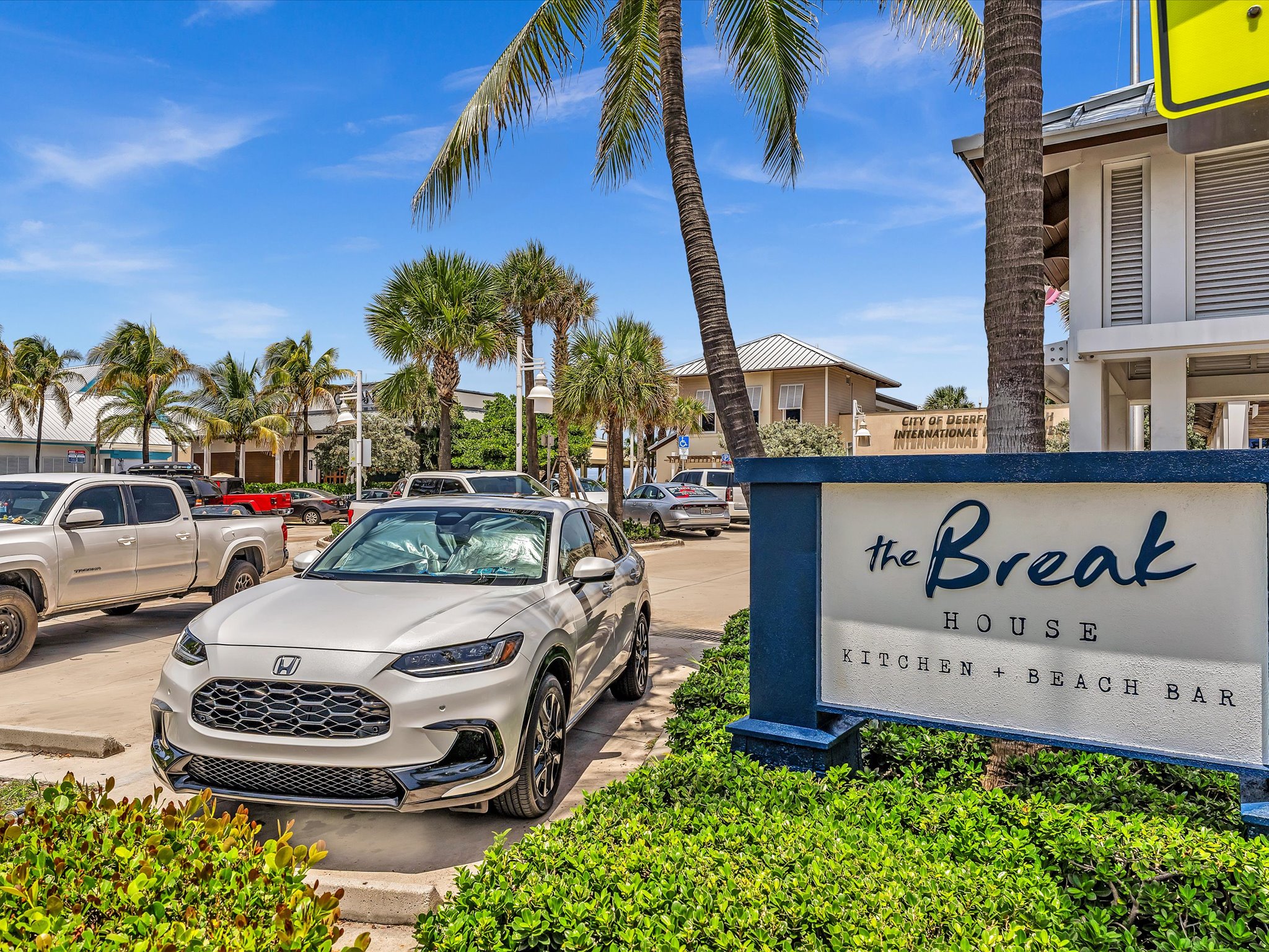 The Break House Kitchen and Beach Bar near the Deerfield Beach pier