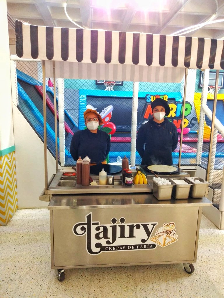 Carrito Tajiry Crepas de París con equipo