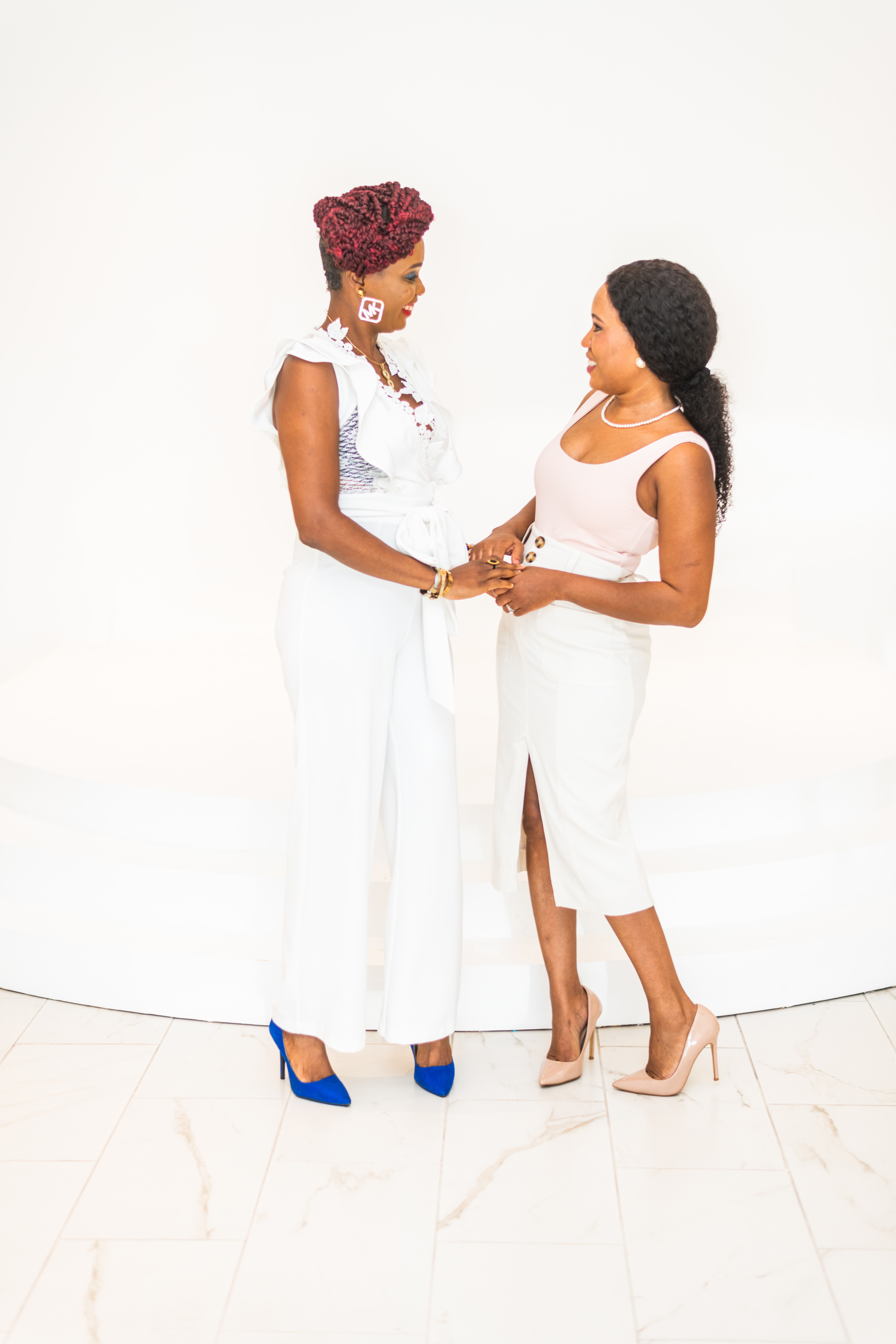 Two professional women building a consulting firm together