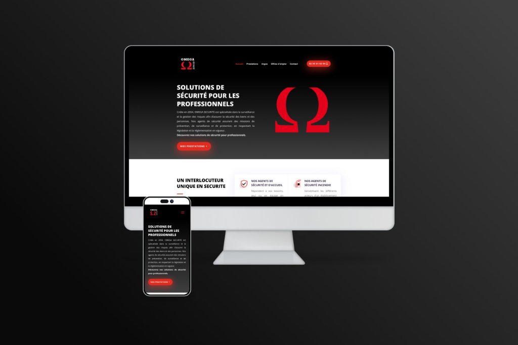 Site internet Argosomega — réalisation e-ssentiel agence web Saint-Malo