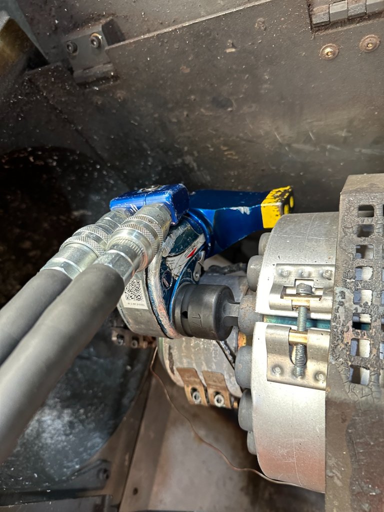 Serrage sur voie ferroviaire avec visseuse HYTORC Lithium 36V
