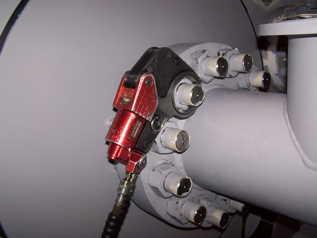 Serrage simultané sur turbine