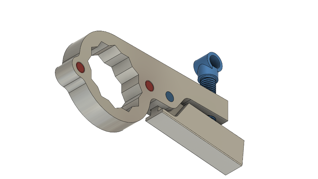 Clé de maintien BWM Magnétique HYTORC — vue 3D