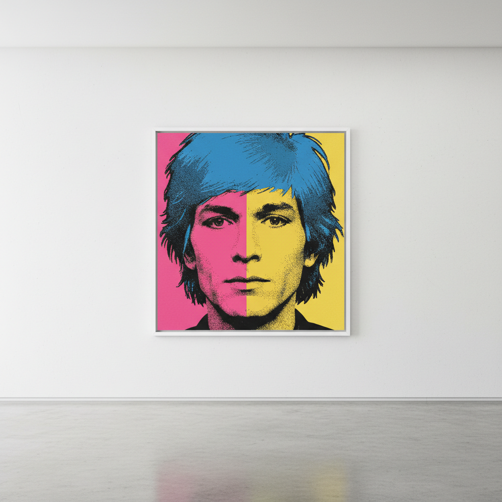 Four Colors — Silkscreen on canvas · pop art