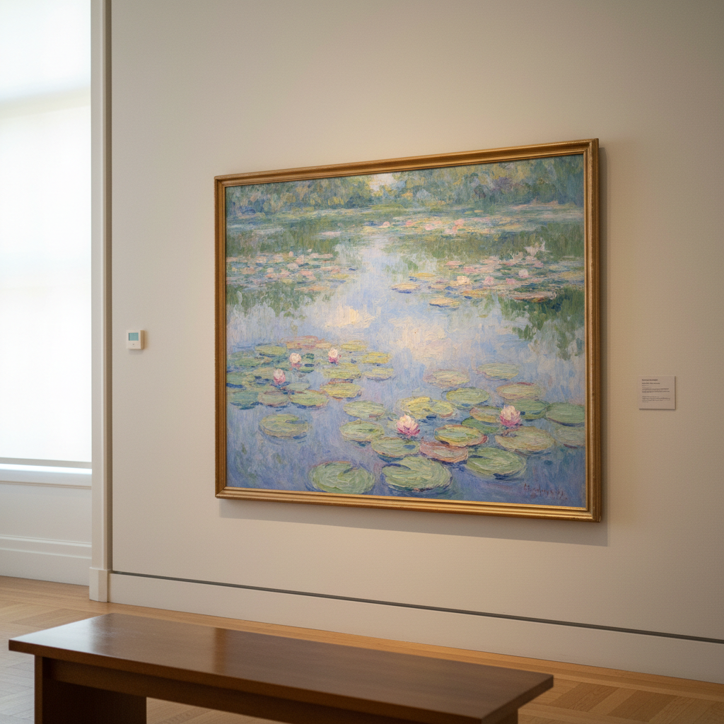 Nymphéas — Oil on canvas · impressionist