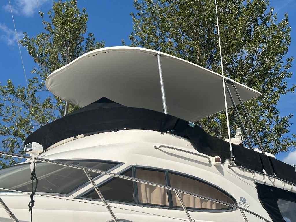 Hard-Top Bimini Cover — White Finish