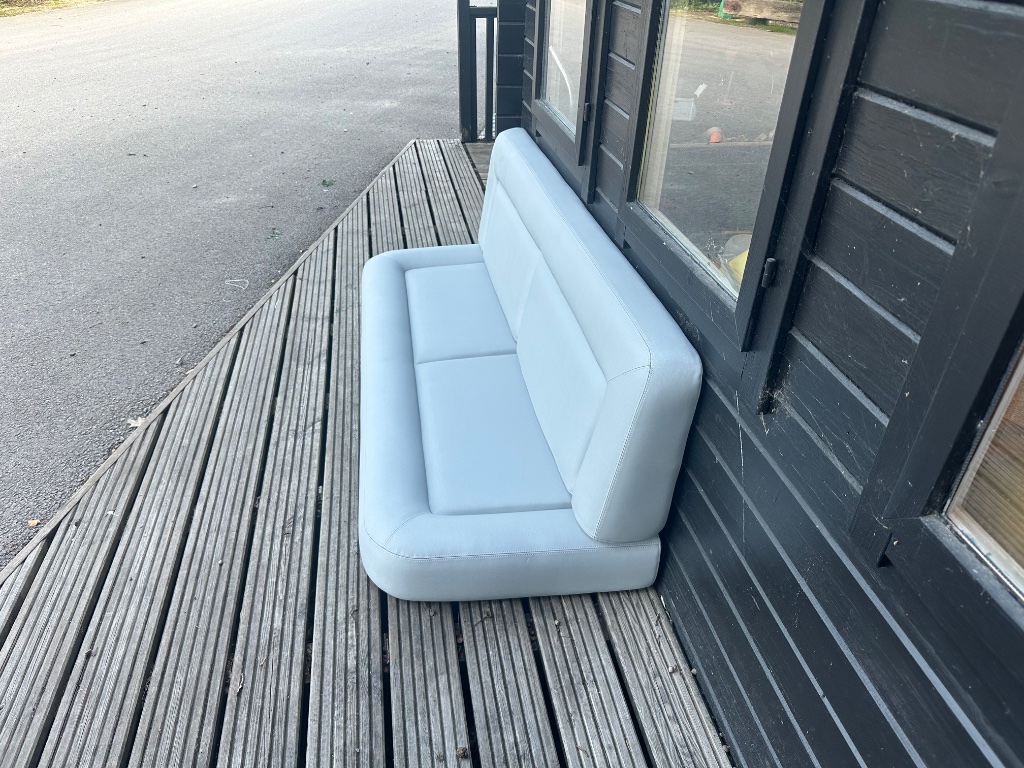RIB Companion Seat & Back — Silver Grey