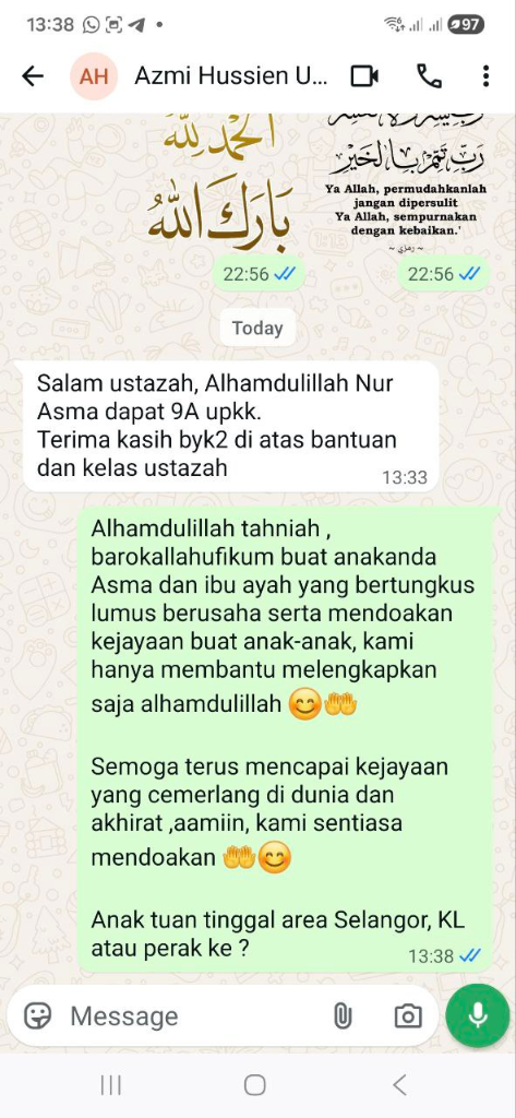 Testimoni Bapa Nur Asma