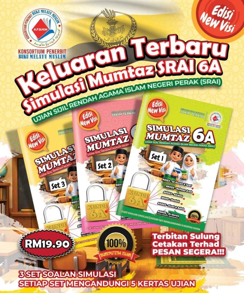 3 Set Soalan Simulasi Mumtaz SRAI 6A