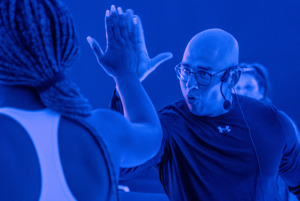 Altitude Nation coach high five