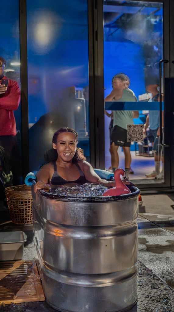 Ice bath at Altitude Nation private event