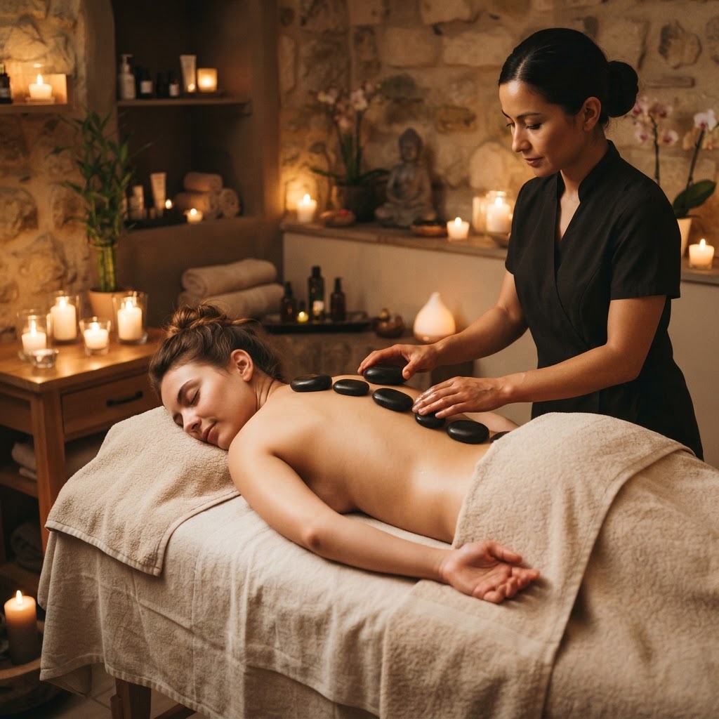 Hot Stone Massage — Massage · Treatment at Grupo Ryo