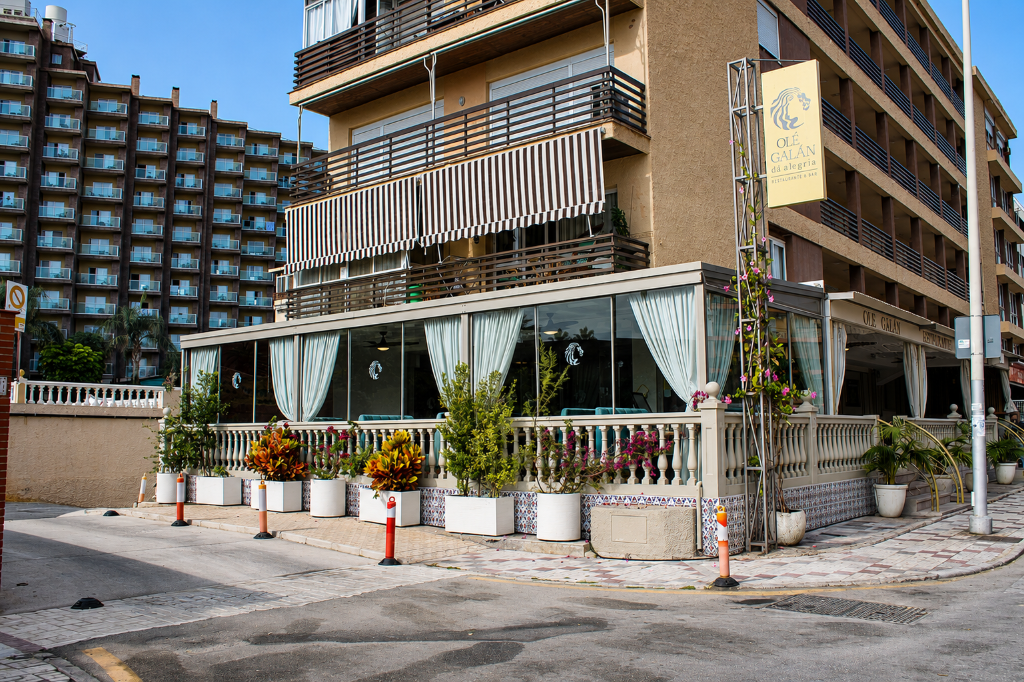 Restaurante acristalado en Torremolinos