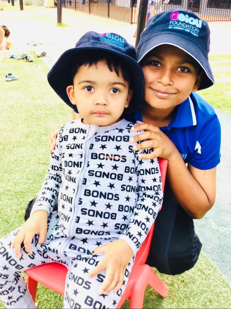 Ashutosh with his brother Vishan
